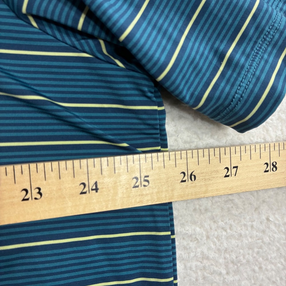 Tommy Bahama Island Zone Golf Polo Shirt Men 2XL Green Breathable Stretch Stripe - Picture 4 of 6